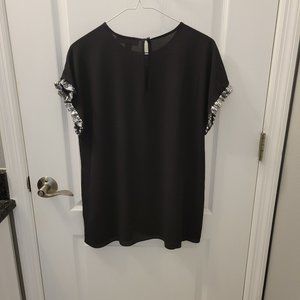 Michael Kors Glitter Sleeved Blouse